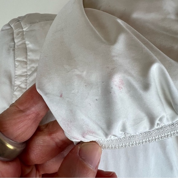 Add Down Revolve Puffer Coat White Jacket Size 2 - Picture 3 of 13